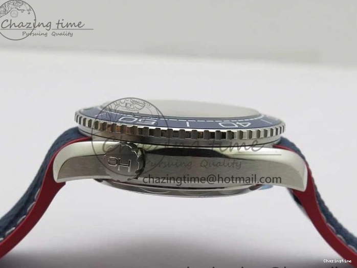 0504 Comfortable Planet Ocean 43.5mm America’s Cup VSF Best Edition White Dial On Blue Gummy Strap A 7900